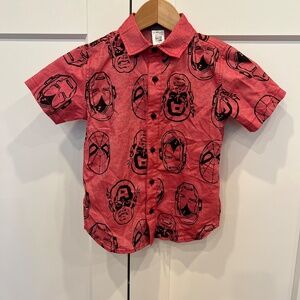 Gymboree Marvel Comics Superheros Button Down Shirt - Kids 4T